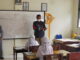 Wako Genius Umar saat mengunjungi sekolah.