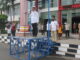 Bupati Pessel saat memimpin apel.