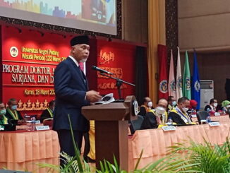 Gubernur Mahyeldi saat memberi sambutan.