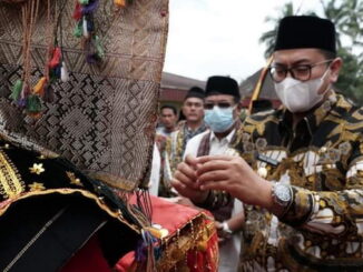 Penyambutan Wabup Richi Arpan.