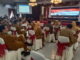 Peserta rakor pemerintah kabupaten dan kota dengan gubernur Sumbar.
