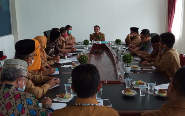 Rapat persiapan Kafilah MTQ Kabupaten Limapukuh Kota.