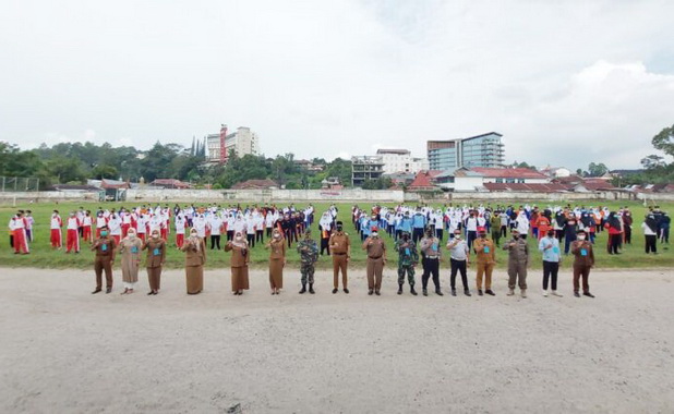Seleksi Paskibra di Bukittinggi.