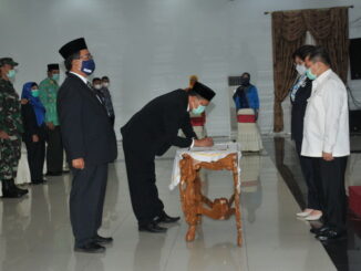 Acara serah terima Jabatan Kepala BPKP Provinsi Sumbar.