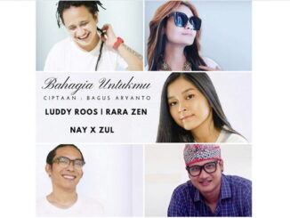 Empat Artis Penyanyi Indonesia Records yang ikut project 3 versi lagu Bahagia Untukmu.