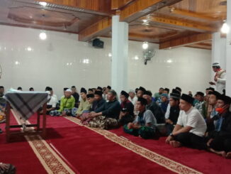 Kunjungan Tim VI Ramadhan Tanah Datar di Masjid Nurul Haq.