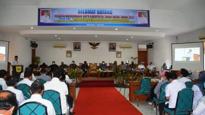 Musrenbang RKPD Tanah Datar 2022.