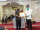 Penyerahan bantuan buat Masjid Mukhlisin Bukittinggi.