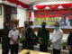 Penyerahan hasil program TMMD ke 110 kepada Bupati Mentawai, Yudas Sabbagalet.