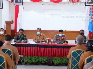 Rakor pencegahan penularan Covid-19 di Mentawai.