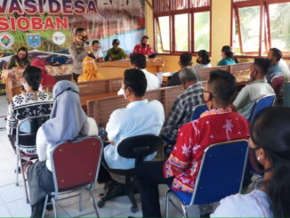Sosialisasi AKB di Desa Sioban.