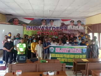 Sosialisasi PHBS di Sioban.