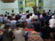 Warga Lapas Klas II B Pariaman saat melaksanakan shalat ghaib.