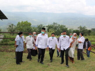 Kunjungan Bupati Solok ke Balitbu Tropika.