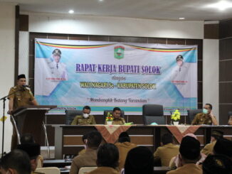 Rapat kerja bupati dengan wali nagari se Kab. Solok.