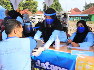 Gebyar vaksinasi covid 19 di Payakumbuh.