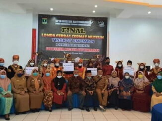 Juara Lomba Cerdas Cermat Museum SMPN 5 Tanah Datar.