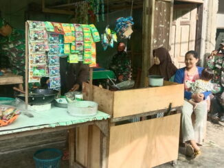 Kegiatan komsos personil satgas TMMD-N