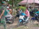 Komsos personil satgas TMMD di jorong Talang Nagari Talang Maur.