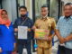 Penyerahan dana untuk pembangunan Mesjid Tablighiyah Garegeh.