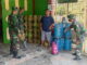 Personil Satgas TMMD kunjungi tempat pangkalan Gas di lokasi TMND Nagari Talang Maur dan Maek.