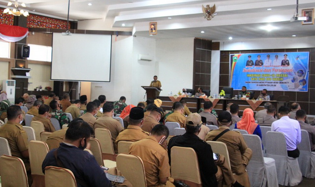 Sosialisasi vaksin massal di Kab. Solok.