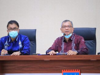 Wako Riza Falepi saat presentasi.