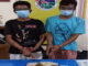 Kedua pelaku dan barang bukti.