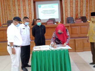 Penandatanganan kesepakatan.
