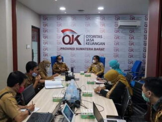 Kunjungan bupati Eka Putra ke OJK Sumbar.