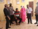 Kapolres Sijunjung AKBP. Muhammad Ikhwan Lazuardi, SH, SIK, MH menyaksikan vaksinasi di Kamang Baru.