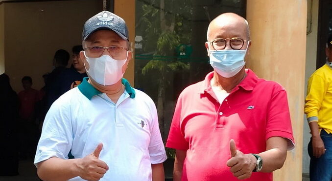 Ketua DPP PKPS), Zulhendri Chaniago bersama Ketua DPW PKPS Sumbar, H S Budi Syukur, SH.