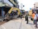 Pengerjaan Jalan Pedestrian di Payakumbuh