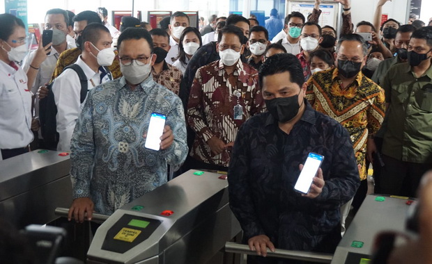 Peresmian Integrasi Transportasi Jabodetabek.