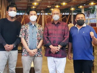 Reza bersama Ketua DPW PKPS Sumbar.