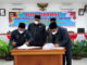 Pendatanganan berita acara Ranperda menjadi Perda.