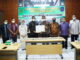Foto bersama usai penandatanganan MoU Pengadilan Negeri dan Pemko Sawahlunto.