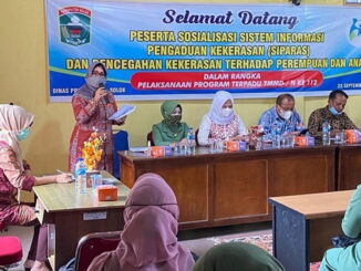 Ketua BKOW Kab. Solok pada salah satu kegiatan.