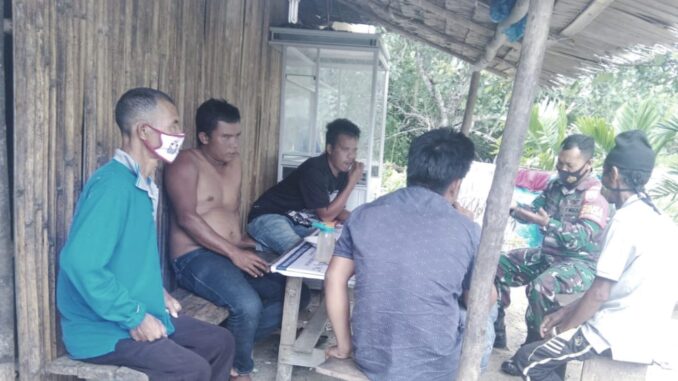 Komunikasi sosial bersama Kelompok Nelayan Turisi di Dusun Mappadegat, Desa Tuapejat.