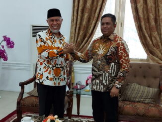 Mahyeldi menerima kunjungan silaturrahim dari Kepala Badan Intelijen Negara Daerah (Kabinda) Sumbar, Hendra S.IP, MM.