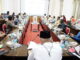 Rakor Forkopimda Sumbar tindak lanjut upaya penanganan Pandemi Covid-19, bertempat di ruang rapat Istana Gubernuran.