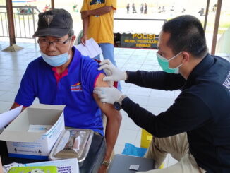 Vaksinasi yang dilaksanakan Pordasi Kota Payakumbuh.
