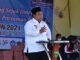 Bupati Padang Pariaman Suhatri Bur sedang menyampaikan sambutan.