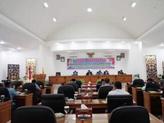 Rapat paripurna DPRD Tanah Datar.