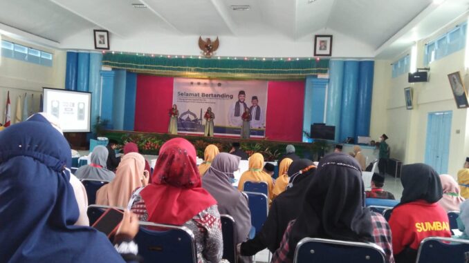 Kegiatan hari pertama MTQ di Padang Panjang.