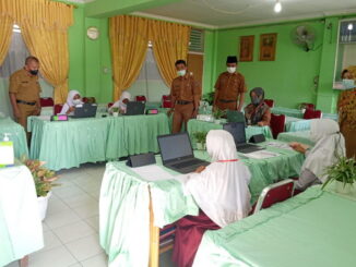 Monitoring pelaksanaan Asesmen Nasional Berbasis Komputer.