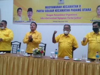 Musyawarah Kecamatan X Partai Golkar Padang Utara.