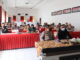 Video conference dengan pemerintah pusat.