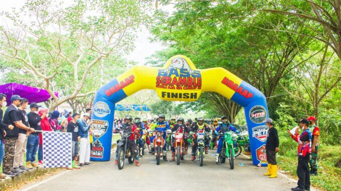 Detik-detik dimulainya Sawahlunto Geotrail Adventure 2021