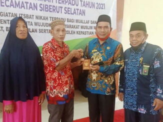 Isbat Nikah terpadu di Mentawai.